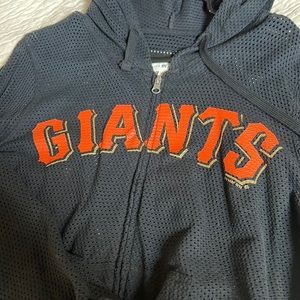Carl Banks mesh San Francisco giants hoodie 🖤🧡